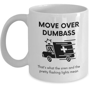 Paramedic mug, 11 oz ceramic mug, dishwasher and microwave safe